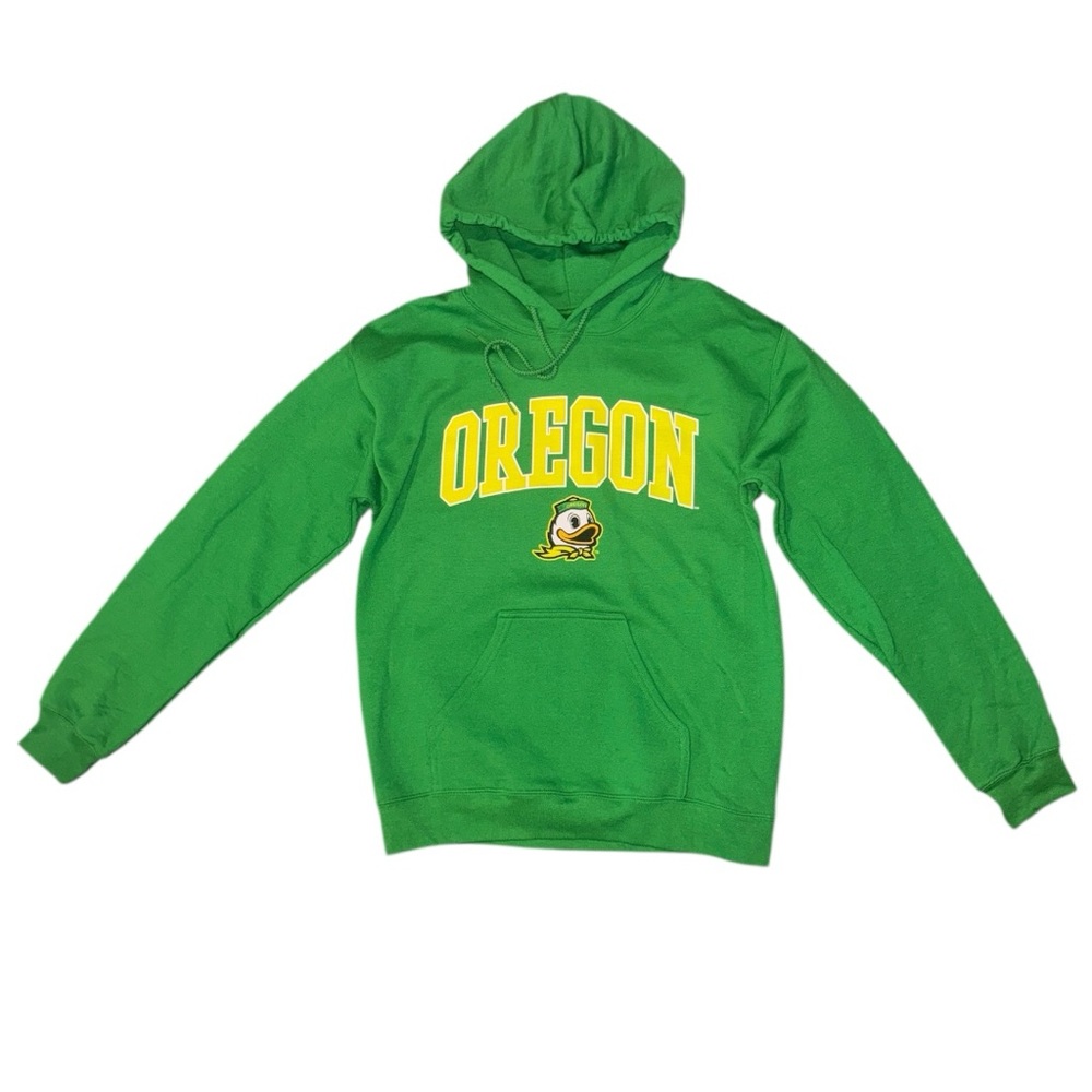 Captivating Oregon Ducks Arched Logo Pullover Hoodie Sz Small - NWOT